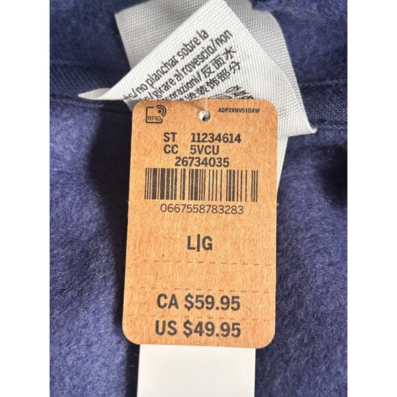 Victoria Secret PINK Crop Hoodie Blue Green Logo Hooded Long Sleeve M/L - Picture 8 of 8